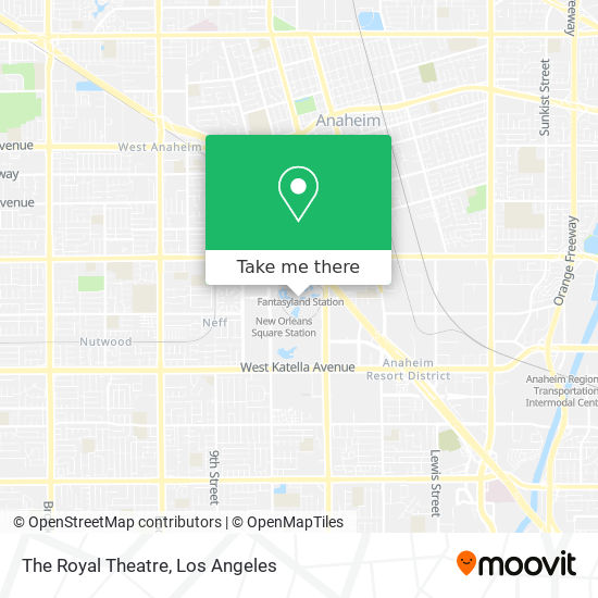 The Royal Theatre map