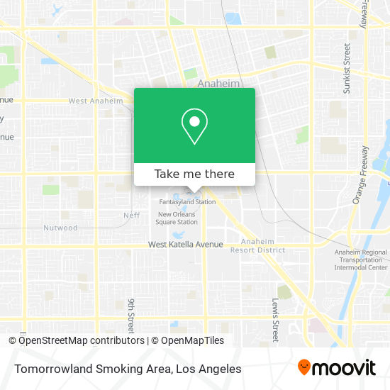 Tomorrowland Smoking Area map