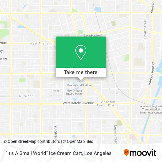 Mapa de "It's A Small World" Ice Cream Cart