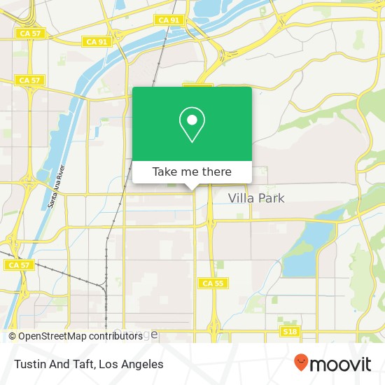 Tustin And Taft map