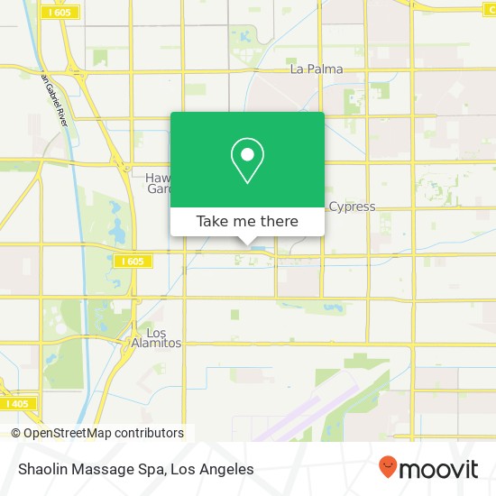 Shaolin Massage Spa map