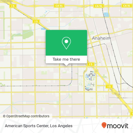 Mapa de American Sports Center