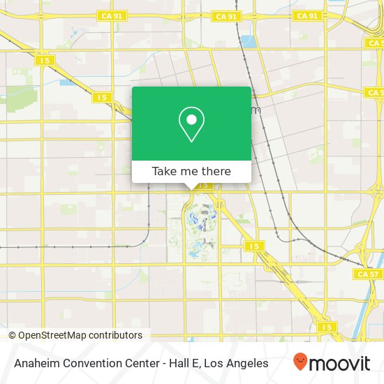 Mapa de Anaheim Convention Center - Hall E