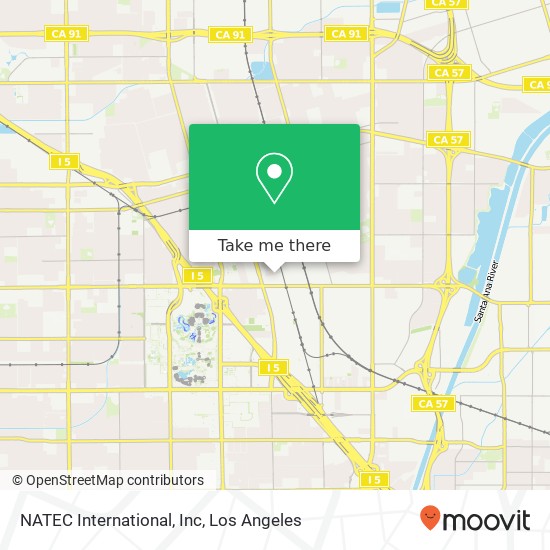 NATEC International, Inc map