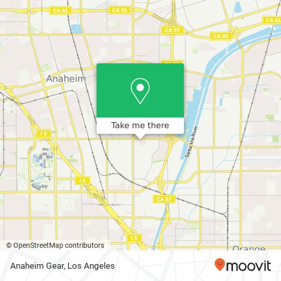 Anaheim Gear map
