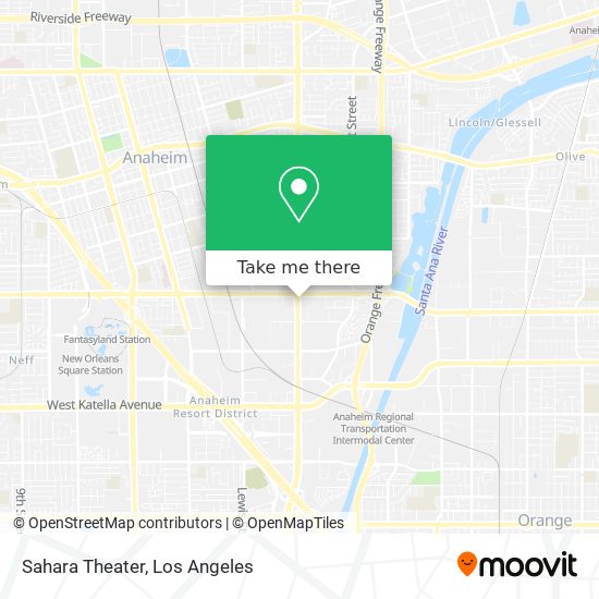 Sahara Theater map