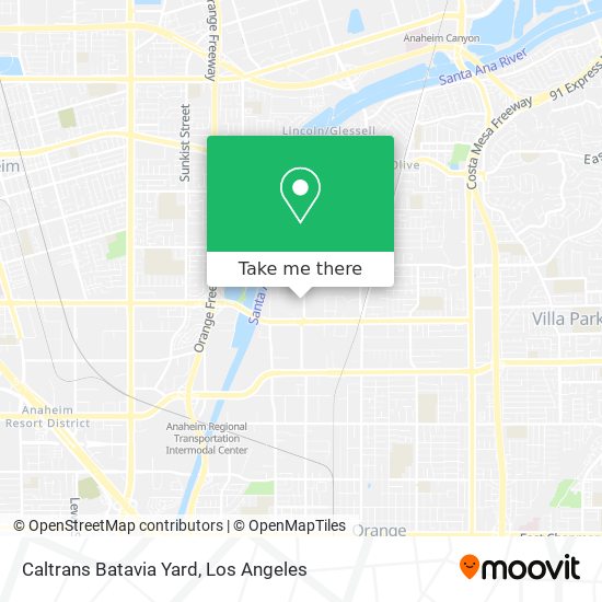 Caltrans Batavia Yard map
