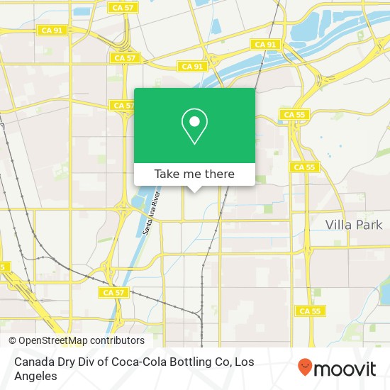 Canada Dry Div of Coca-Cola Bottling Co map