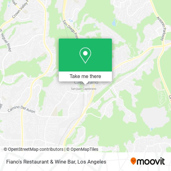 Mapa de Fiano's Restaurant & Wine Bar