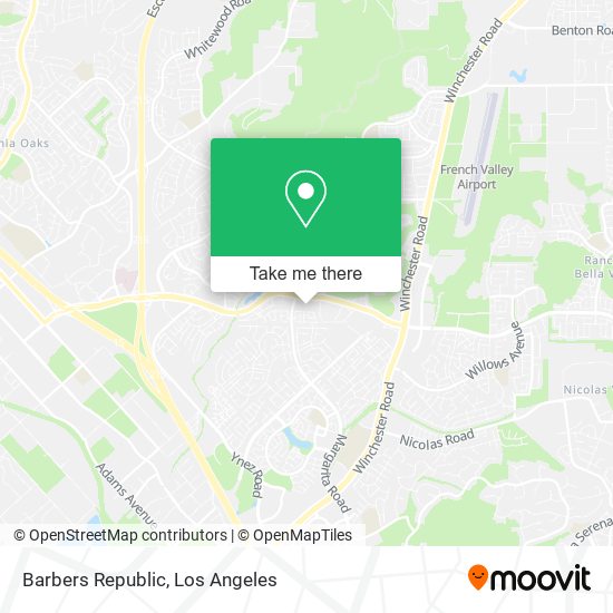 Mapa de Barbers Republic