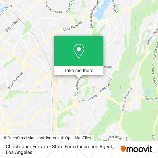 Mapa de Christopher Ferraro - State Farm Insurance Agent