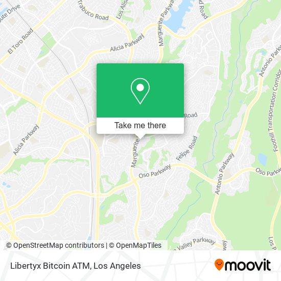 Mapa de Libertyx Bitcoin ATM