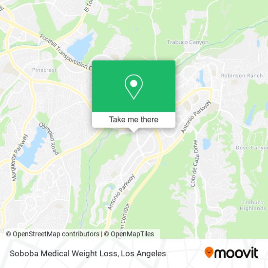 Soboba Medical Weight Loss map