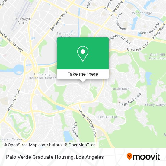Mapa de Palo Verde Graduate Housing