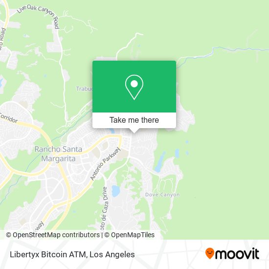 Mapa de Libertyx Bitcoin ATM