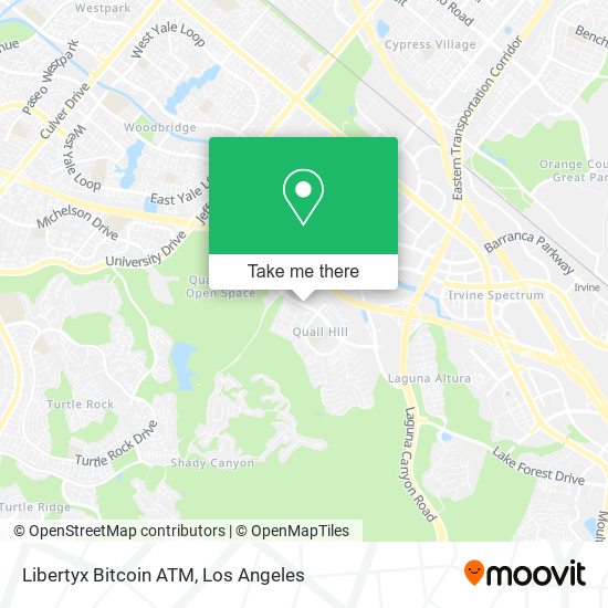 Mapa de Libertyx Bitcoin ATM