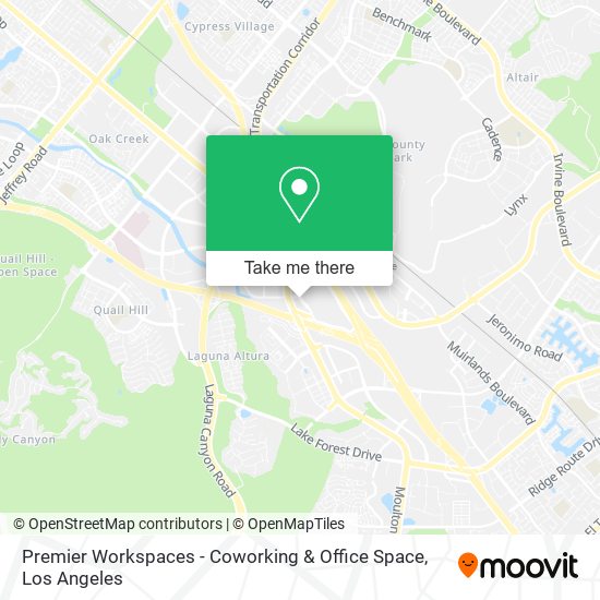 Premier Workspaces - Coworking & Office Space map
