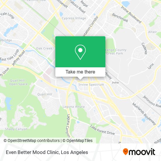 Mapa de Even Better Mood Clinic