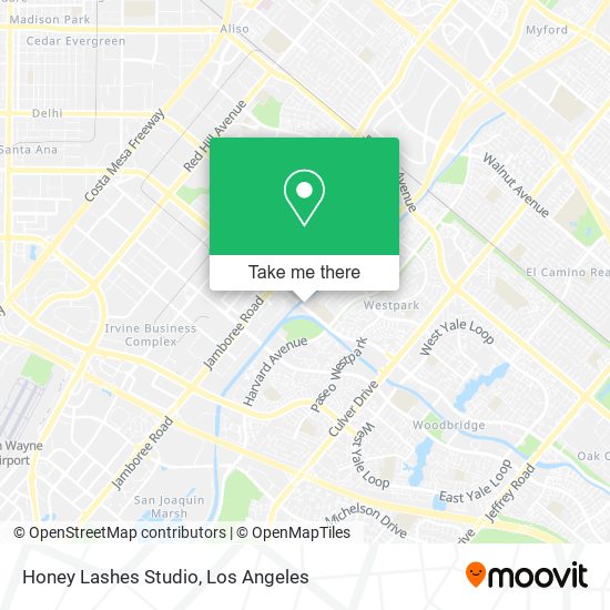 Honey Lashes Studio map