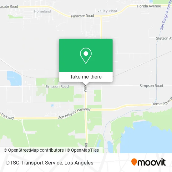 DTSC Transport Service map