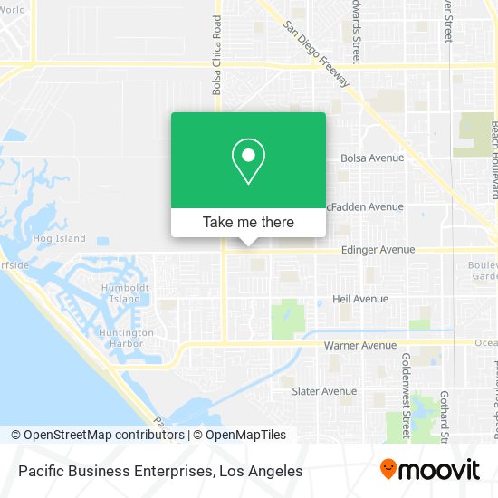 Mapa de Pacific Business Enterprises