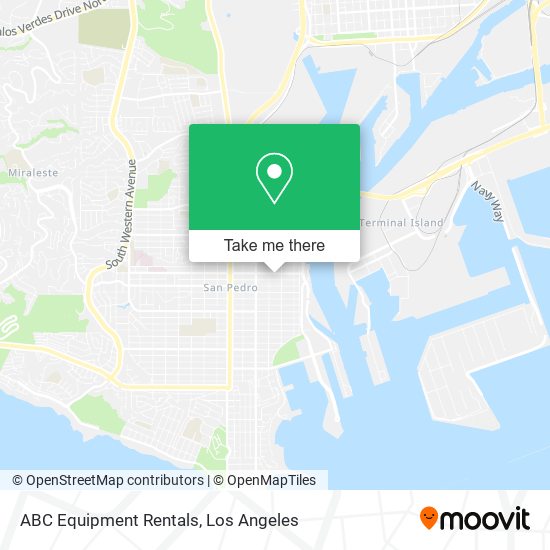 ABC Equipment Rentals map