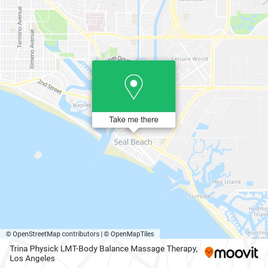 Mapa de Trina Physick LMT-Body Balance Massage Therapy