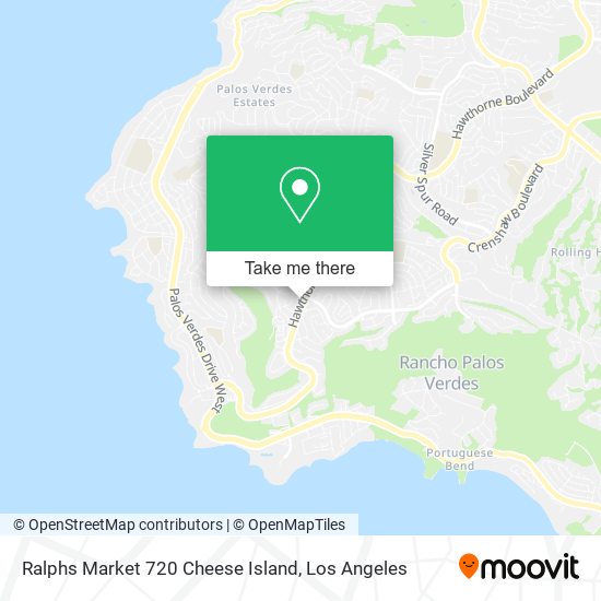 Mapa de Ralphs Market 720 Cheese Island