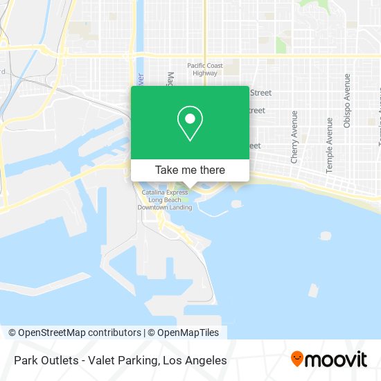 Park Outlets - Valet Parking map