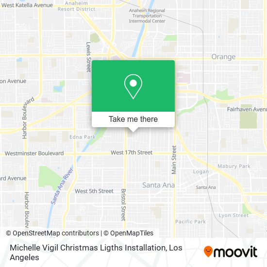 Michelle Vigil Christmas Ligths Installation map