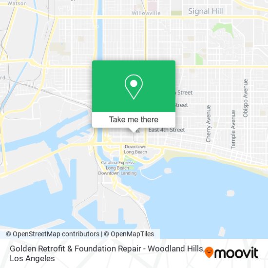 Mapa de Golden Retrofit & Foundation Repair - Woodland Hills