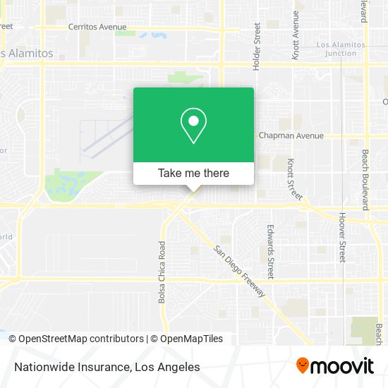 Mapa de Nationwide Insurance