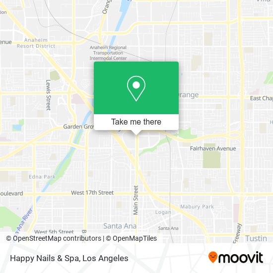 Mapa de Happy Nails & Spa