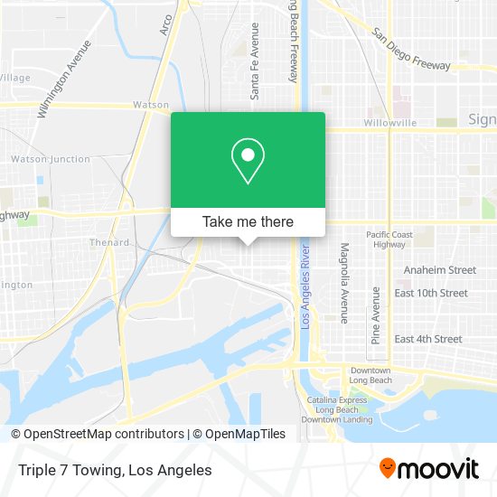 Mapa de Triple 7 Towing