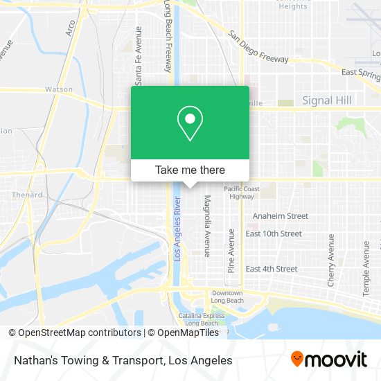 Mapa de Nathan's Towing & Transport