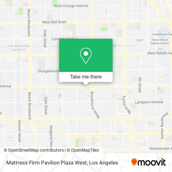 Mapa de Mattress Firm Pavilion Plaza West