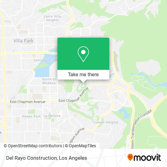 Del Rayo Construction map