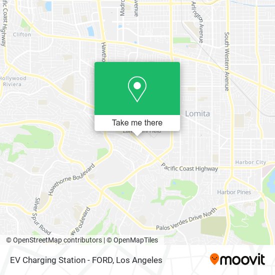 EV Charging Station - FORD map
