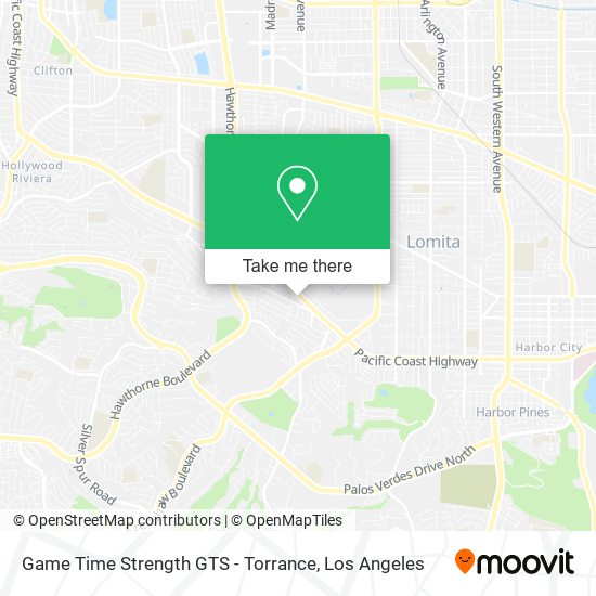 Mapa de Game Time Strength GTS - Torrance