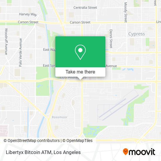 Libertyx Bitcoin ATM map