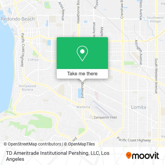 TD Ameritrade Institutional Pershing, LLC map