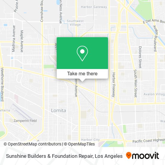 Sunshine Builders & Foundation Repair map