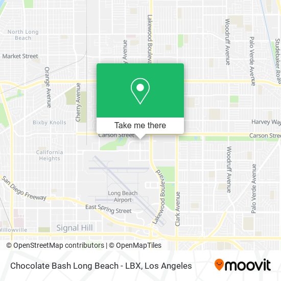 Chocolate Bash Long Beach - LBX map