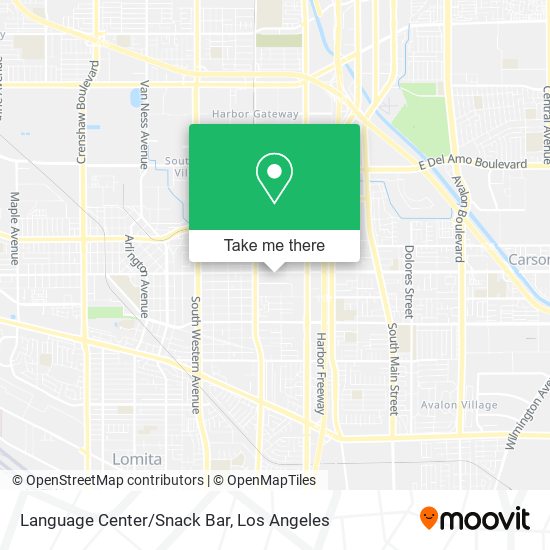 Language Center/Snack Bar map