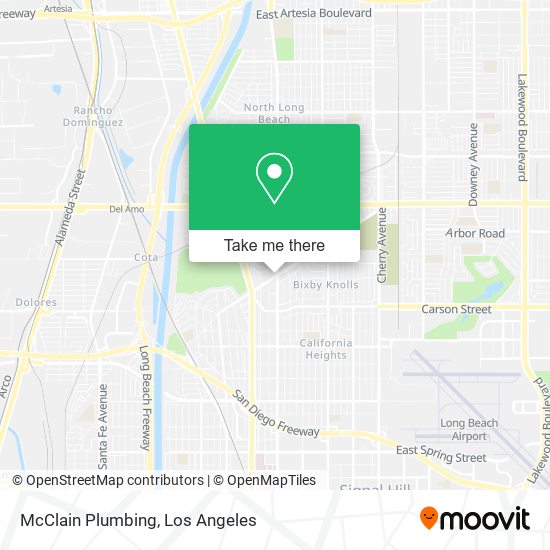 Mapa de McClain Plumbing