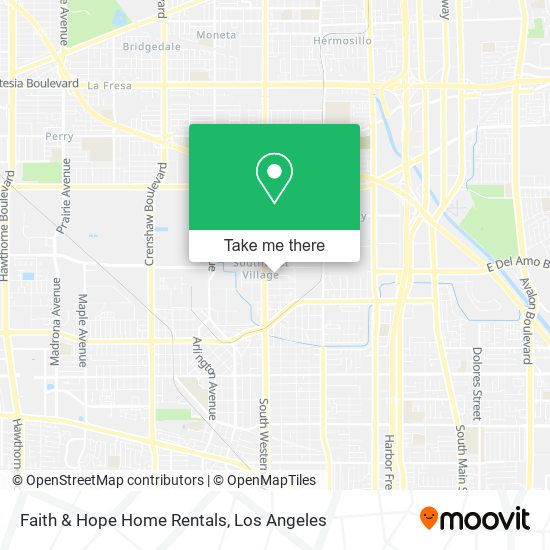 Faith & Hope Home Rentals map