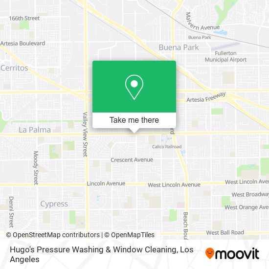 Hugo's Pressure Washing & Window Cleaning map