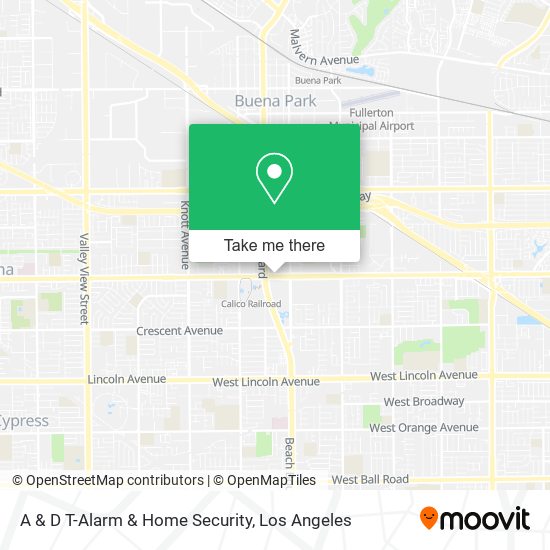 A & D T-Alarm & Home Security map