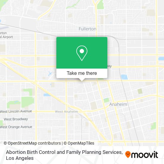 Abortion Birth Control and Family Planning Services map