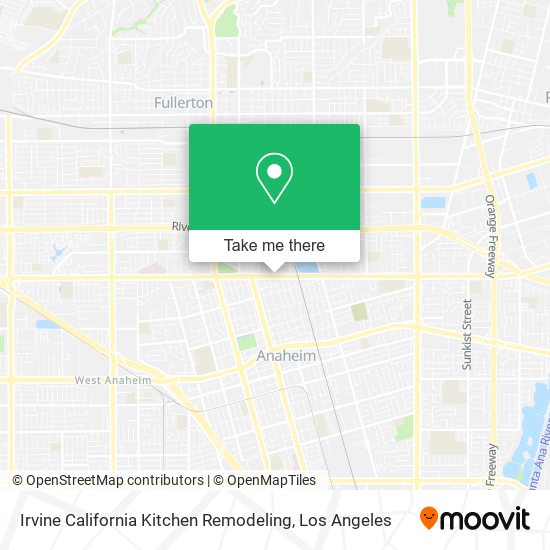 Irvine California Kitchen Remodeling map